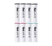 Flint Retractable Lint Roller Refills, 8 Pack, 30 Sheets Each, Solid Color Mix