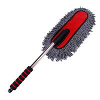 NingNing Feather duster, household microfiber duster brushing tool, velvet retractable wiper mop, multifunctional for car cleaning cleaning Dusting Tools (Size : 70X20X10cm)