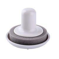 Kitchen Cleaning Brush,Maserfaliw Nano Emery Pot Pan Sink Rust Stains Rub Sponge Brush Kitchen Cleaning Tool - White, Can Be Carried At Home Or On The Go.