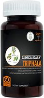CLINICAL DAILY Pure Triphala Superfood Antioxidant Capsules. 60 Vegetarian Pills. Amla Haritaki Bibhitaki Ayurveda Supplement. Gut and Colon Cleanse, Heart, Immune Support, Weight Loss for Women & Men