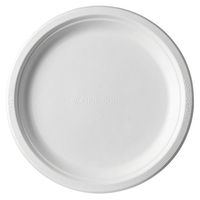 Eco-Products EP-P013 Renewable & Compostable Sugarcane Plates, 9-inch Dinner Plate, (Case of 500)