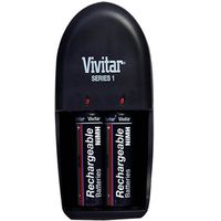 Vivitar Bc161 Overnight Aa Charger Includes 2 Aa Batteries
