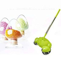 Sweeping Machine Push Type Magic Broom Sweeper Dustpan Hand Vacuum Floor Balai Robotic Vacuum Cleaner For Home Blue