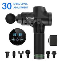 SAVICOS Massage Gun, Handheld Deep Tissue Percussion Muscle Massager,Super Quiet Electric Cordless Body Massager for Pain Relief, 6 Replaceable Massage Heads (Black)