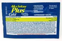 Alka Seltzer Plus Cold Medicine (Case of 30)