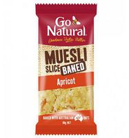 Go Nat Baked Muesli Apricot Slice 90g x 12
