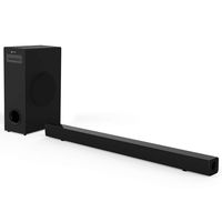 Meidong Sound Bar with Subwoofer, Wired and Wireless Sound Bars for TV【Home Theater Surround Sound System, 2.1 Channel 72 Watt Speaker, Wall Mountable, Remote Control】
