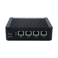 Intel Celeron J1900 Quad Core Firewall PC Fanless PC Nano PC with 2G RAM 32G SSD Multi Lan 4 Nic For Network Security Application,VGA USB RS232(Can add Mini PCIE 3G Card)