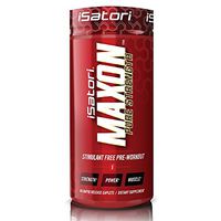 iSatori Maxon Pre Workout Stimulant Free - Fenugreek and Kre Alkalyn Creatine Pure Strength Muscle Gainer Lasting Energy For Men and Women Keto Friendly - Dietary Supplement - 84 Rapid Release Caplets