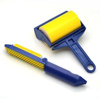 2PC 1 Set Reusable Lint Roller : New Sticky Buddy Lint Reusable Hair Remover Brush Pet Roller Cleaner Picker : Lint Pet Hair