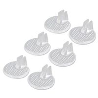 3 Pairs Silicone Gel Sandals Flip-Flop Insoles Toe Separator Reduce Friction