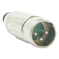 Switchcraft AAA3MZ 3 Pin XLR Male Silver Pins Nickel