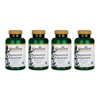 Swanson Magnesium Aspartate 133 mg 90 Caps 4 Pack
