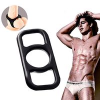 NicoMoO Penis Ring Silicone Male Penis Ring Adult Toy Couple or Couple Available Male and Female Resonance Portable Convenient Dual Design Penis Stimulation Male Adult Toys (Ring 1)