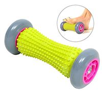 Soft Rubber Yoga Fitness Foot & Ankle Roller Massager for Plantar Fasciitis Relief