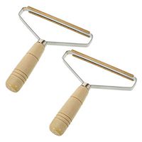 BKpearl 2 Pcs Portable Lint Remover Clothes Fuzz Shaver Manual Brush Scratch Cut Shaver Tool, Manual Fabric Shaver Lint Roller for Sweater Woven Coat