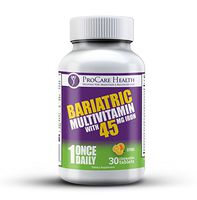 **New Enhanced Formula**Bariatric Complete Chewable Multi-Vitamin Once Per Day 30 Count- Designed for RNY, Sleeve, Bypass and Switch Surgery Patients- 1 Month Supply