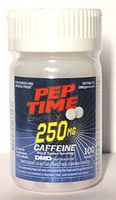 Peptime Energy 250MG High Energy Pills 100 Tablet Bottle