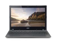 Acer C7 C710-2847 Chromebook 11.6" Intel Dual Core B847 1.1 GHz 2GB DDR3 320GB 5400RPM HDD Wifi HDMI USB3.0 VGA Card Reader