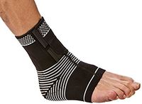 Cho-Pat Dynamic Ankle Compression Sleeve - Easy to Wear Ankle Gel Support Sleeve for Improved Circulation, Ankle Tendonitis and Arthritis (Small, 7.5"-8.25")