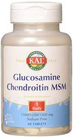 KAL Glucosamine Chondroitin Msm Tablets, 60 Count