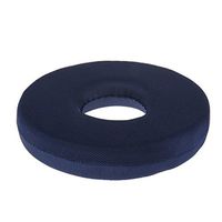 joyMerit Donut Pillow Seat Cushion Orthopedic Design | Tailbone & Coccyx Memory Foam Pillow | Pain Relieve for Hemorrhoid, Surgery - Dark Blue