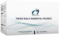 Designs for Health Twice Daily Essential Packets - Daily Multivitamin + Minerals Packs with OmegAvail Fish Oil, Calcium Malate + Magnesium Malate (60 Packets)