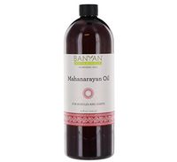 Banyan Botanicals Mahanarayan Oil – 99% Organic Ayurvedic Massage Oil – Soothes Sore Muscles, Supports Healthy and Comfortable Joints, Tendons & Muscles* – 34oz. – Non GMO Sustainably Sourced Vegan