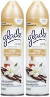 Glade Air Freshener Aerosol Spray - Pure Vanilla Joy - 8 oz - 2 pk