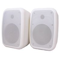 Theater Solutions TS6ODW Indoor or Outdoor 6.5" Speakers Weatherproof Mountable White Pair