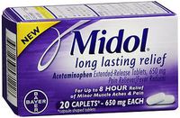 Midol Long Lasting Relief - 20 Caplets