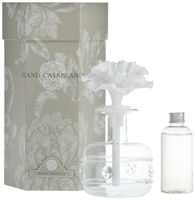 Zodax Grand Casablanca Porcelain Diffuser, White Hibiscus