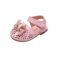 Sandals for Girls Size 1,Sandals for Girls 5 Years,Sandals for Girls Age 5,Toddler Girl Sneakers Size 6,Slippers for Boys Wolf,Pink,Recommended Age:9-12Months,US:5.5C