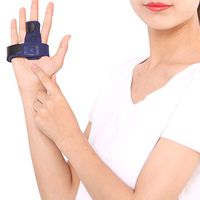 Finger Splint Unisex Adjustable Breathable Wrist Tunnel Arthritis Tendonitis,Blue