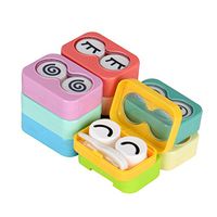 TONSEE Portable Contact Lens Case Travel Kit Mirror Contact Lenses Box (Random Color)
