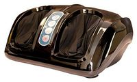 iComfort Ic0910 Therapeutic Foot Massager, Kneading and Roller Functions, 3 Massage Programs, Brown