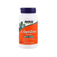 NOW Supplements, L-OptiZinc® 30 mg with Copper, Highly Bioavailable Form, Immune Support*, 100 Veg Capsules