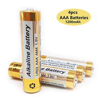 Cotchear AAA Batteries, 4pcs 1200mAh Long Lasting 1.5 Volt Performance Alkaline Batteries, All-Purpose Battery for Household and Business
