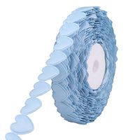 uxcell Polyester Wedding DIY Gift Cake Packing Decor Craft Ribbon Roll 20 Yards Length Light Blue