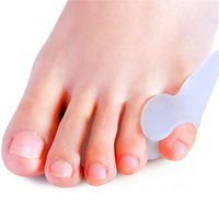 Povihome 4 Pack Bunionette, Tailor Bunion, Gel Pinky Toe Protector for Bunionette Protect and Pain Relief