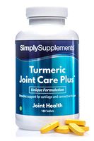 Turmeric 1000mg Joint Care Plus 180 Tablets | Added Black Pepper to Enhance The Absorption of Curcumin