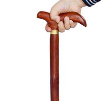 cane Wood Walking Stick,Ergonomic Handshake Non-Slip Rubber Feet for Elder Walking Or Travel HOJZ