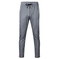 gsb-FFuxk Men's Pencil Pants Sprite Print Ankle-Length Stretch Waistband Drawstring Boys Sport Daily Casual Trousers (XXL, Gray)