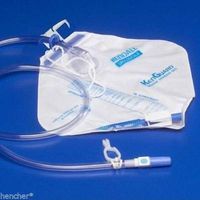 5 Bags Lot Urinary Drainage Bag 2000ml Covidien Kendall
