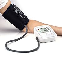 BioRing Automatic Blood Pressure Monitor Pulse/Heart Rate Easy to Use One Push Ready Digital LCD Display Acurate for Home and Travel (Arm Cuff)