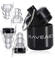 RaveAid High Fidelity Earplugs - Concert Earplugs, for Musicians, Concerts, Motorcycle Riders, Rave Music, Festival, Acoustic Vibes - HiFi, Best Noise Reducing, Musician"Earpeace", Noise Reduction