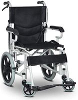 Xiaochongshan Advanced Ultra-Light Car for The Elderly Disabled, Elderly Portable Multifunction Folding Electric Wheelchairs, Lightweight Foldable Electric Wheelchair, (Color : Black)