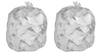 Genuine Joe GJO01011 Low-Density Trash Can Liner, 16 gallon Capacity, 31" Length x 24" Width x 0.60 mil Thickness, Clear (2 X Pack of 500)