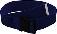 Gait Belt with Plastic Buckle by LiftAid - Transfer and Walking Aid with Belt Loop Holder for Assisting Therapist, Nurse, Home Care - 60"L x 2"W (Navy Blue)