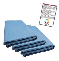 36" x 54" Reusable Underpad with 4-Layer Protection (3 Pack) + Vakly Incontinence Guide